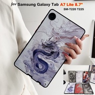 Luxury Chinese Dragon Back Cover Samsung Galaxy Tab A7 Lite TAB CASE  T220 T225 Fashion Shockproof Full Protector