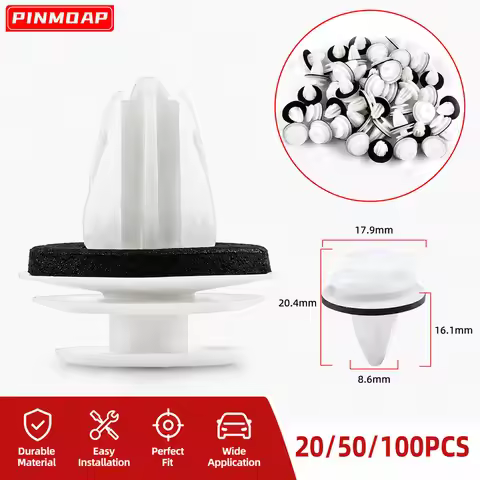 PINMOAP Automotive Fasteners Are Suitable For Peugeot 206 207 208 308 407 408 Citroen C4 C5 C3 BMW E