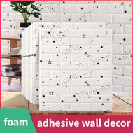 3D Cute Wallpaper Brick 3D Wall Sticker Foam Self Adhesive Wall Panel For Wall Decor Wall Stickers Wallpaper Wall RB4P