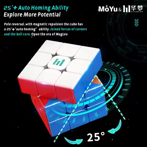 [Picube] MoYu HuaMeng YS3M World Record Design 3x3x3 Core Magnetic Cube Professional Speed 3x3 Cube 
