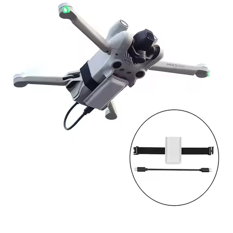 Fixed Straps for DJI Cellular 4G Module Mount with Data Cable for DJI Mini 3 / Mini 3Pro /mini 4pro 