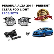🎁FREE GIFT🎁 Perodua Alza (2014 - Present) Clear Sport Light / Fog Lamp / Bumper Lamp