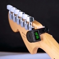 JT-306 Mini Guitar Tuner Digital LCD Clip On Tuner untuk Gitar Elektrik, Akustik, Klasik, Gitar Krom