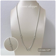 Hug Ngern Nan Shop Ready To Organize Thai Brand Jewelry Necklace With Snake Bone Pattern 92.5% Pure 