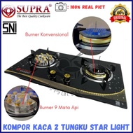 Kompor Tanam 2 Tungku Mix Bara/Kompor Tanam 2 Tungku Gas Gas Sni