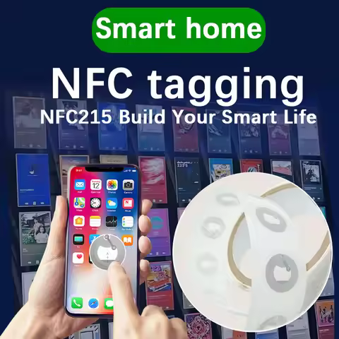 10pcs/ 50pcs /100pcs Ntag215 NFC Tag 13.56MHz ISO14443A Sticker Ntag 215 Phone Available RFID Adhesi