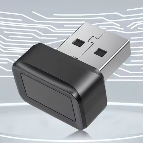 USB Fingerprint Key Reader Anti-Spoofing Portable Security Key Windows Hello Biometric Mini Security