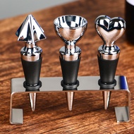 Wine Stopper High-End Wine Stopper Wine Fresh-Keeping Stopper Wine Bottle Sealing Stopper Stainless 