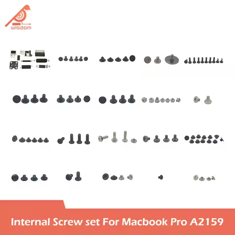 Laptop A2159 Internal Screw set For Macbook Pro 13" A2159 Screws Replacement EMC 3301 2019 Year