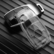 Transparent TPU Car Key Case Cover for Mercedes Benz E C S GLC Class E200 E400 E63 W213 S550 S560 C2