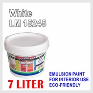 7L NIPPON PAINT Super Matex 7 liter ( FREE 7" ROLLER SET ) Emulsion Paints Ceiling Dinding Cat Dalam