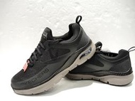 SKECHERS(男)工作鞋系列 ARCH FIT 寬楦 耐油防滑防靜電 工作鞋.廚師鞋(200149BKGY)