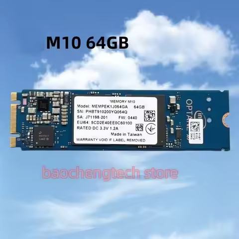 New SSD M10 64G 32G 2280 M.2 Solid StateMemory Acceleration Cache nvme 16GB for Intel Aoteng Generat
