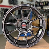 Auto Option ZE40 15x7JJ 4Hx100MM ET38 Dark Gunmetal