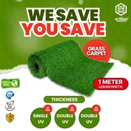 Al Aqsa Artificial Grass Rumput Karpet Tiruan 15–30mm Carpet Indoor Outdoor UV Protection