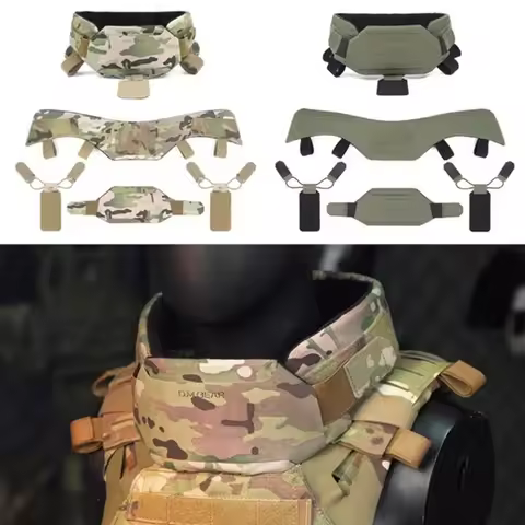 DMgear Tactical Vest Universal Collar Neck Guard 2.0 Neck Armor Compatible with JPC FCSK 6094 CPC