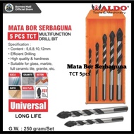 MATA Mb06 >> ALDO TCT Multipurpose Drill Bit 5pcs By. Borneo Mall