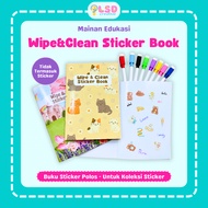 Blank Sticker Book Wipe & Clean Sticker Collection