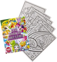 Crayola Epic Book of Awesome All-in-One Coloring Book Set 288 Pages Kids Indoor Activities Gift