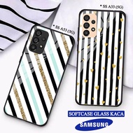 Softcase Glass Kaca SAMSUNG A33(5G) A53(5G) - Casing hp SAMSUNG A33(5G) A53(5G) [ S45 ].