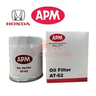 Oil Filter APM Honda Accord BRV Civic City CRV Jazz HRV Stream Odyssey 15400-PLC-004 / 15400-RTA-004