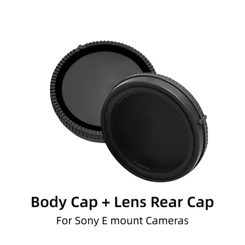 Camera Body Cap Lens Mount Cap for Sony E Mount NEX-3 NEX-5 NEX-6 NEX-7 ZV-E10 A6300 A6400 A6500 A66