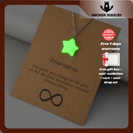 Luminous Symbol Pendant Necklace – Glow-in-the-Dark Arrow, Heart & Cross | European Style Necklace f