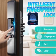 Electronic Security Smart Door Lock Fingerprint Lock APP Touch Password Keypad Fingerprint Card 5 Methods Hotel Electronic Door Lock