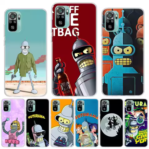 Cartoon F-Futuramas Silicon Call Phone Case For Xiaomi Redmi 12 12C 13 13C 14C 10 10A 10C 9 9A 9C 9T