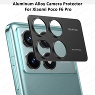 3D Aluminum Alloy Camera Screen Protector For Xiaomi Poco F6 Pro Metal Lens Cover Sticker Poco X6 Pr
