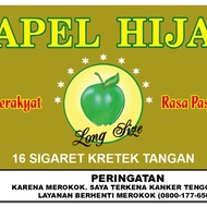 bapel hijau 1slop 16 btg