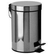 【Premier】腳踏式垃圾桶(亮銀3L)  |  回收桶 廚餘桶 踩踏桶
