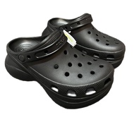 Crocs Platform Bae Clog //Buy1pair Free 4 Jibbitzs=100฿// รองเท้าส้นสูง 3" รองเท้าแตะผู้หญิง รองเท้าส้นตึก รองเท้าหัวโตผู้หญิง แฟชั่นใหม่เบานิ่มใส่สบาย พร้อมส่ง