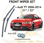 Audi TT WIPER BLADE SET 2006-2014 8J3JAPAN TECHNOLOGY 21 / 22 FREE WINDSHIELD CLEANING 2 TABLET