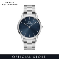 Daniel Wellington Iconic Link Arctic Watch 40mm Silver - Blue Dial - Watch for Men - Fashion Watch -
