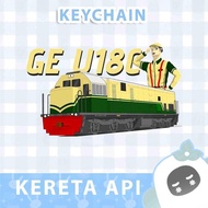 Gantungan Kunci Akrilk / Keychain KERETA API - 1 decor shop