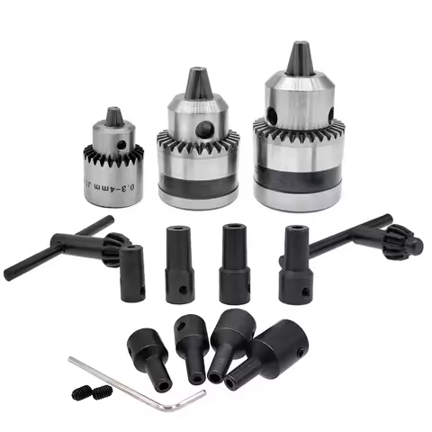 1PCS JT0 B10 B12 0.6-6mm 0.3-4mm 1.5-10mm Drill Chuck Adaptor Connecting Rod Shaft Sleeve Steel Copp