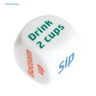 [SYS]Creative Drinking Wine Mora English Dice Games Gambling Adult Drink Decider
