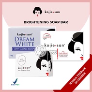 Kojie SAN Skin Lightening Soap Kojic Acid &amp; Dream White &amp; Hydromoist 45 | 65 | 135g KOJIESAN Soap
