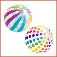 Large Beach Ball Colorful 19.68in PVC Inflatable Ball Fun Pool Games Interactive Pool Float for Kids