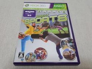 【XBOX 360】收藏出清 遊戲軟體  Kinect 專用 Sports 盒書齊全 正版 日版 現況品 請詳閱說明