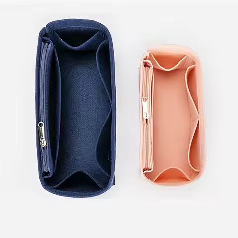 Felt Handbag Insert Bag Bag Support Large Capacity Internal Bag Storage Organization Multi-Pocket Pu