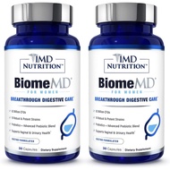 1MD Nutrition BiomeMD Probiotics for Women - 62 Billion CFUs, 16 Strains with Prebiotics | Supports 