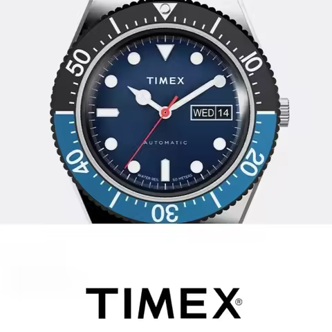 TIMEX Automatic Brand Men's Watch Luxury Leisure Multifunction Watches for Men Calendar Steel Strip 