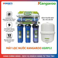 Máy Lọc Nước RO KGRP12 Kangaroo Chính Hãng 9 Lõi Lọc Bảo Hành 1 Năm Toàn Quốc Thiết Kế Nhỏ Gọn Để Gầ