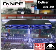 อีคิว NPE MEQ-215 อีควอไลเซอร์ 15x2ช่อง สไลด์สั้น Graphic Equalizer EQ ศูนย์รวมเครื่องเสียง ไมโครโฟน