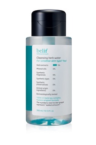 [Có tem chính hãng] Nước tẩy trang thảo mộc làm sạch sâu Belif Cleansing Herb Water 300ml