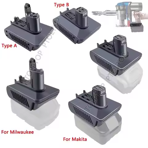Battery Adapter For Dyson Type A/Type B DC31 DC35 DC44 Animal Vacuum Cleaner Replacement for Dewalt/