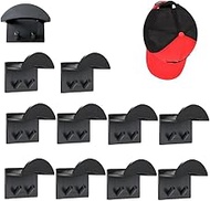 Niaciswe No Drilling Cap Wall Mount Pack of 16 Baseball Cap Hangers Organiser Hat Hooks for Wall Mou