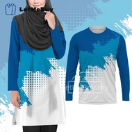 Blue Jersey Muslimah Microfiber Couple Set Batik Murah Labuh Mu Cotton Plus Size Viral Baju Biru Muslimah Plain Sukan Kanak Kanak Kosong Baju Sedondon Family Raya 2024 Viral